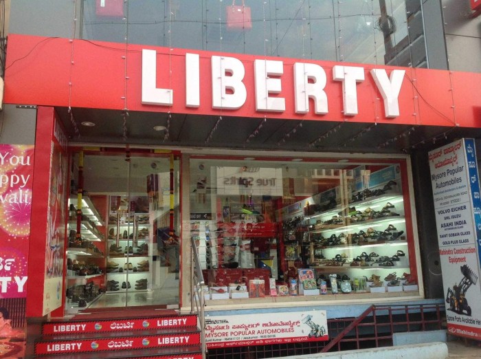 Liberty shoes stock price